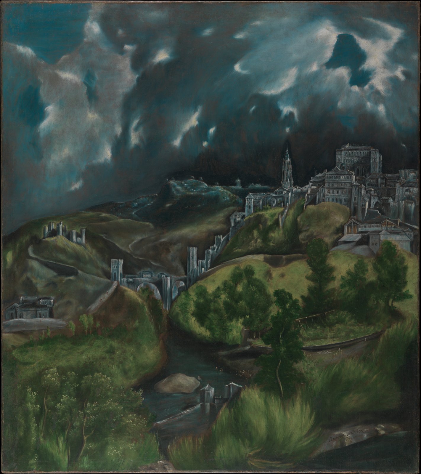 El Greco (Domenikos Theotokopoulos), View of Toledo · ca. 1599–1600 · Óleo sobre lienzo · The Metropolitan Museum of Art, New York