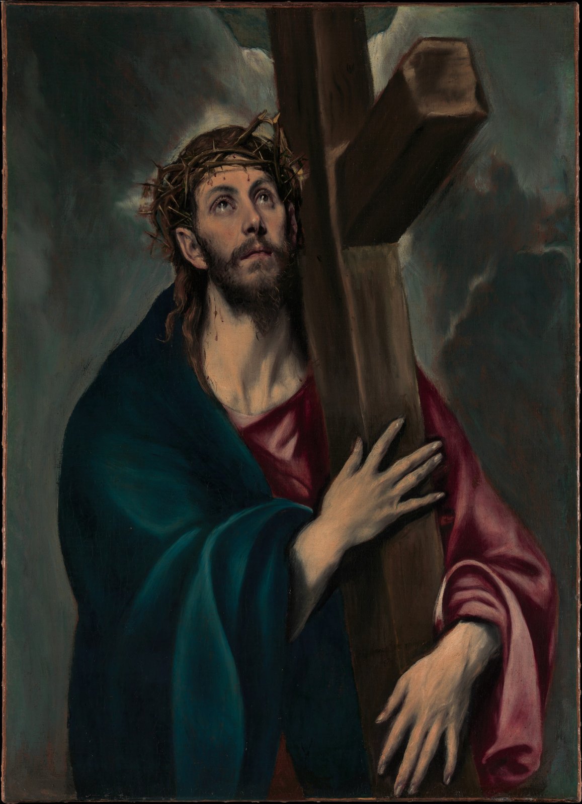 El Greco (Domenikos Theotokopoulos), Christ Carrying the Cross · ca. 1577–87 · Óleo sobre lienzo · The Metropolitan Museum of Art, New York